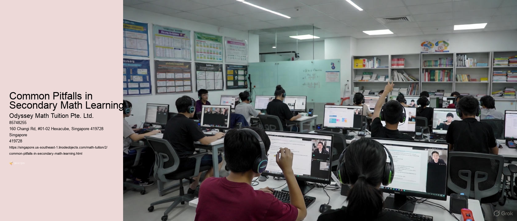 Common Pitfalls in Secondary Math Learning