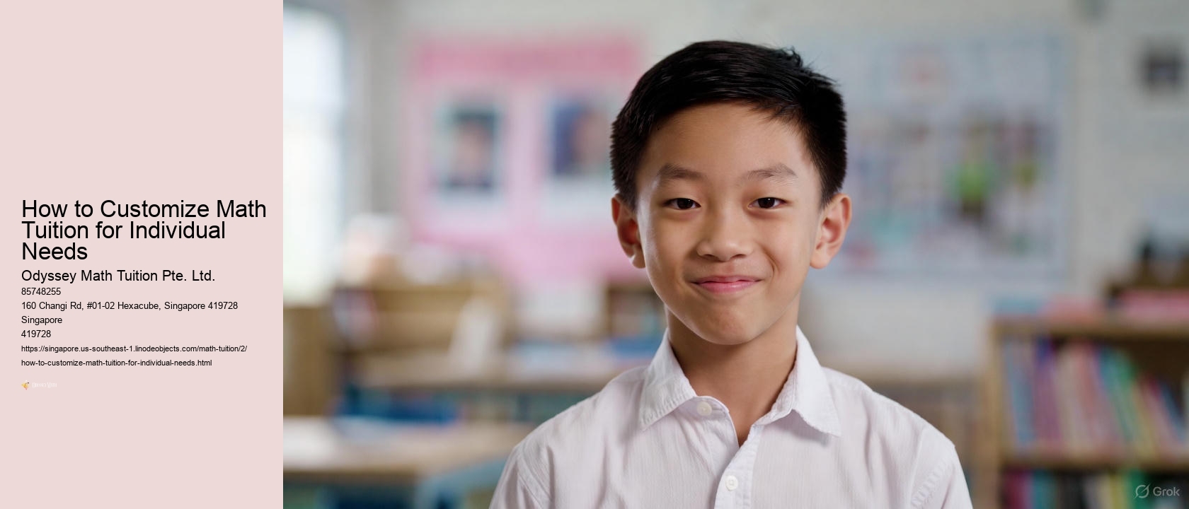 How to Customize Math Tuition for Individual Needs