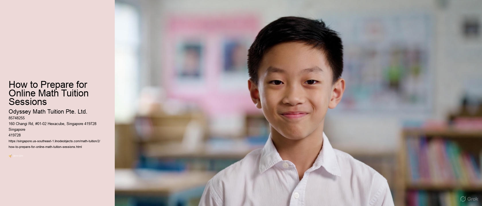 How to Prepare for Online Math Tuition Sessions