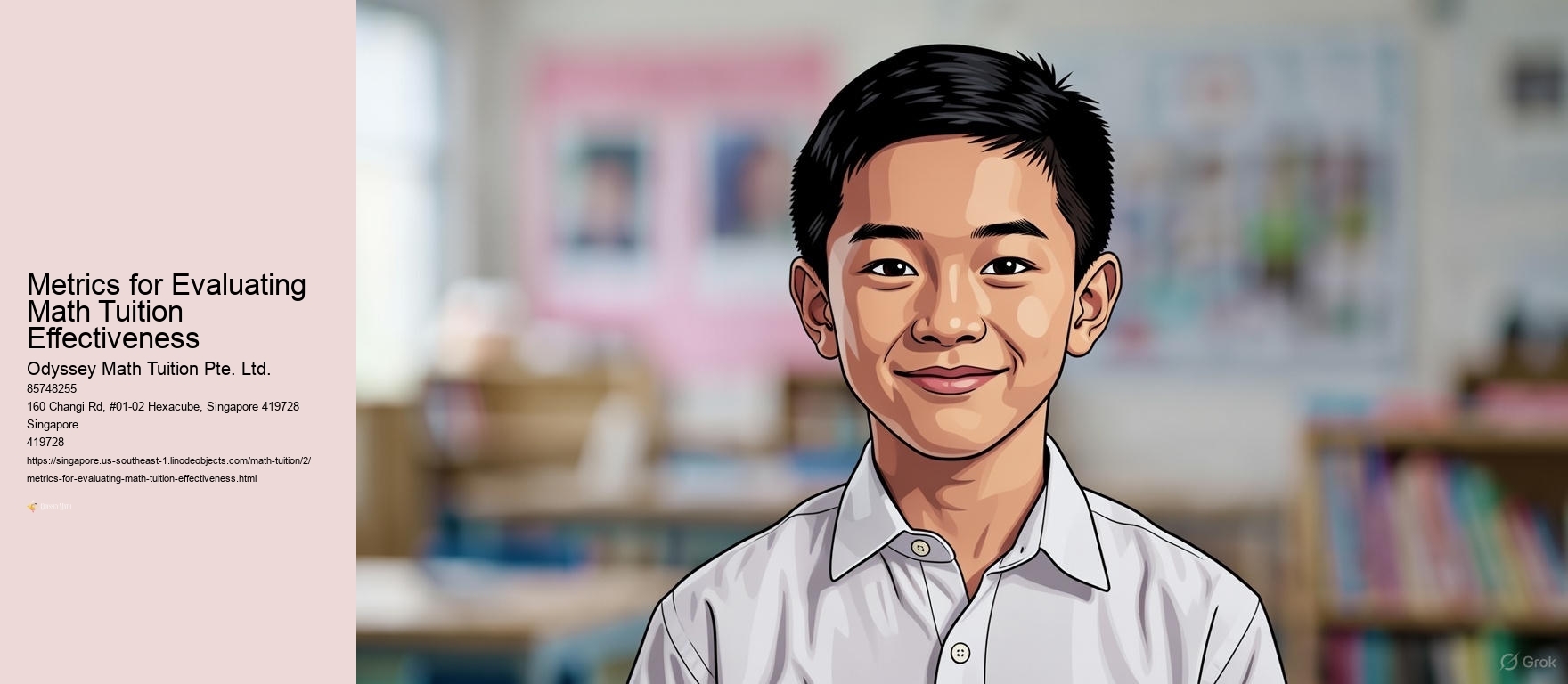 Metrics for Evaluating Math Tuition Effectiveness