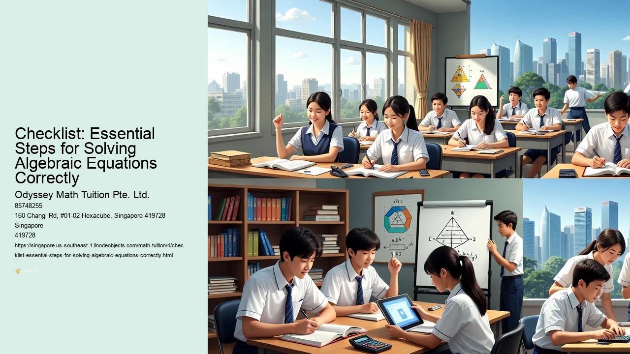 Checklist: Essential Steps for Solving Algebraic Equations Correctly