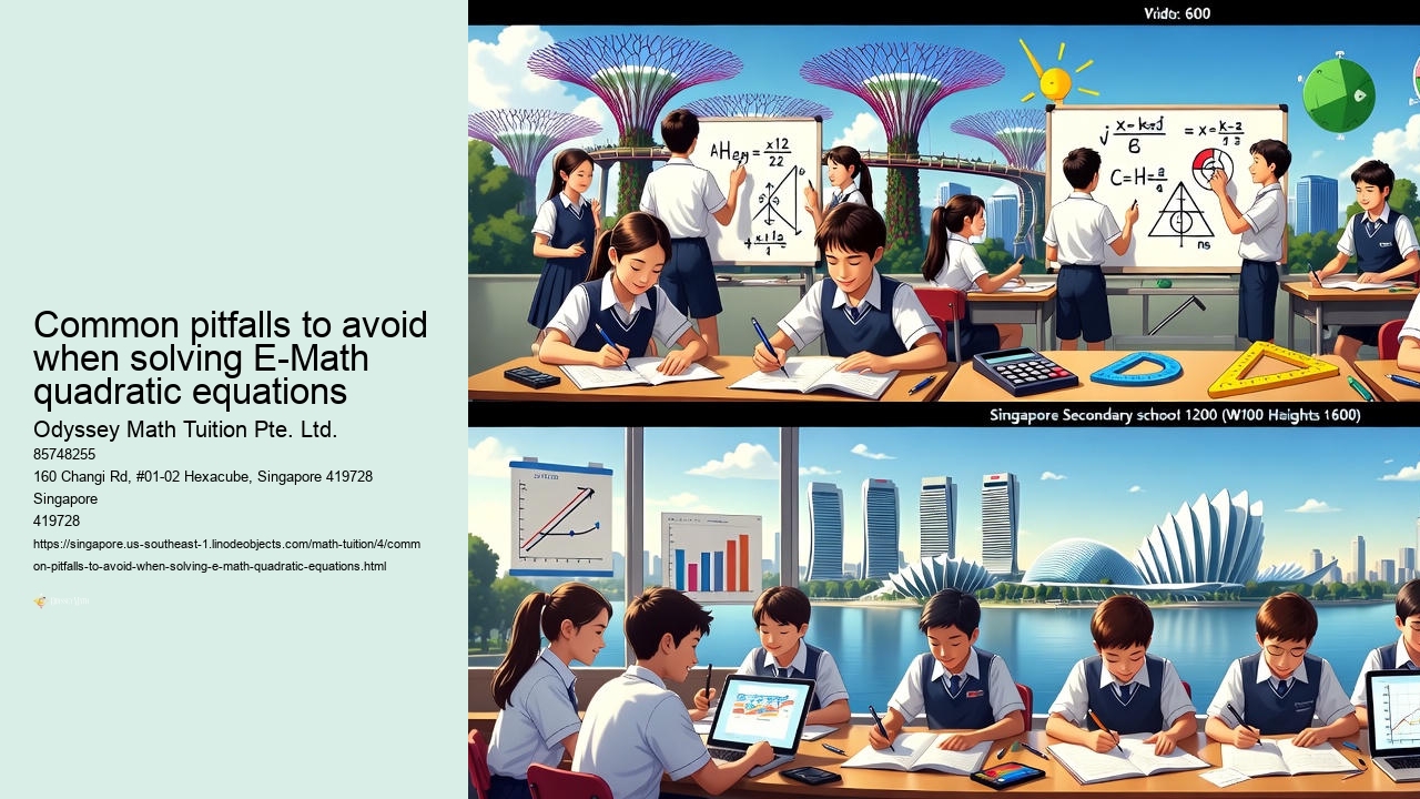 Common pitfalls to avoid when solving E-Math quadratic equations