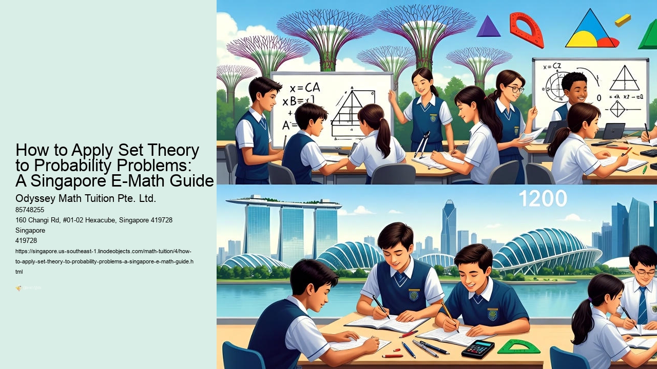 How to Apply Set Theory to Probability Problems: A Singapore E-Math Guide