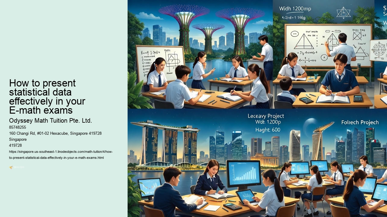 How to present statistical data effectively in your E-math exams