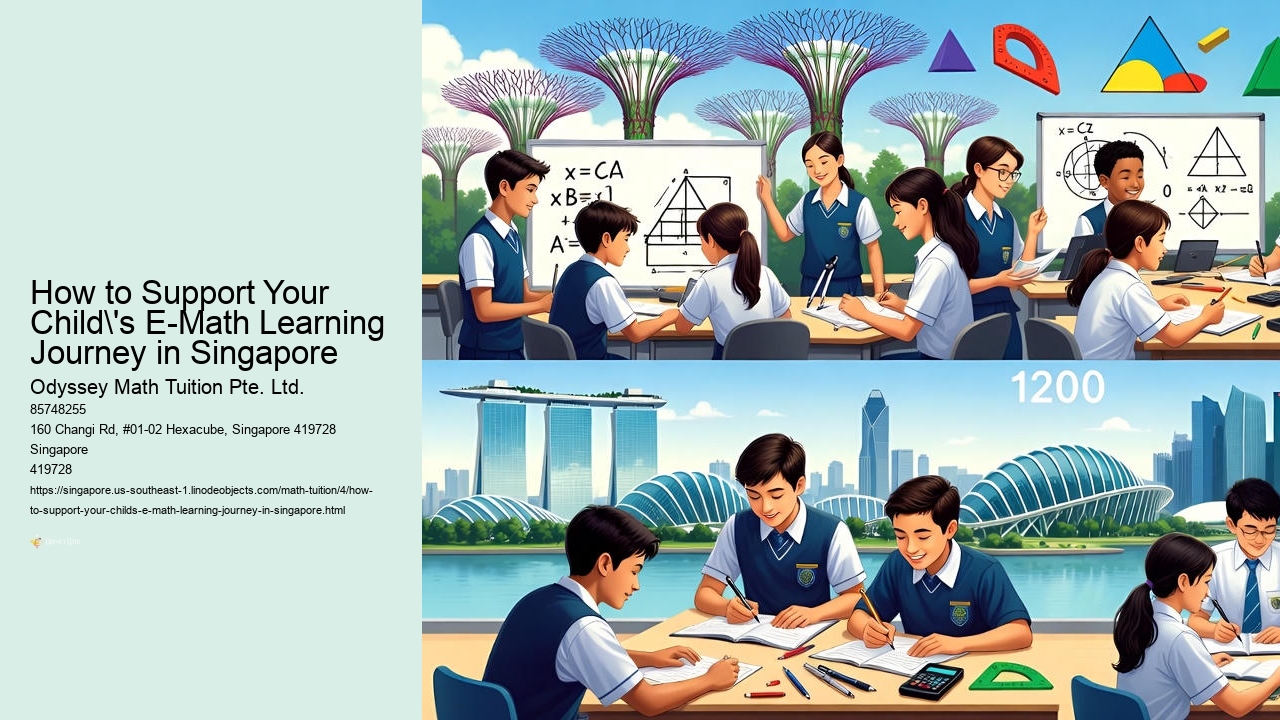How to Support Your Child's E-Math Learning Journey in Singapore