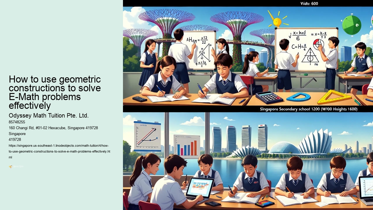 How to use geometric constructions to solve E-Math problems effectively