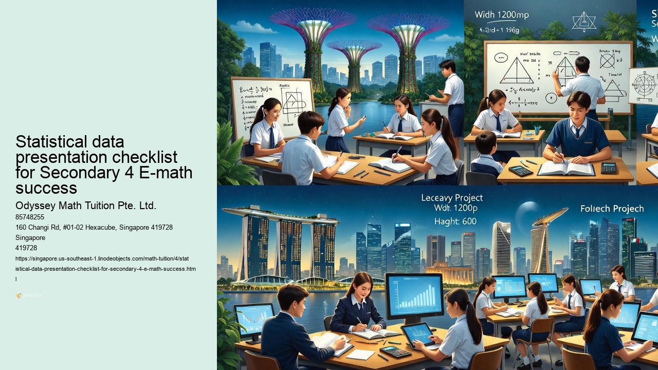Statistical data presentation checklist for Secondary 4 E-math success