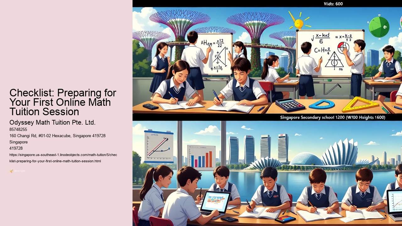 Checklist: Preparing for Your First Online Math Tuition Session