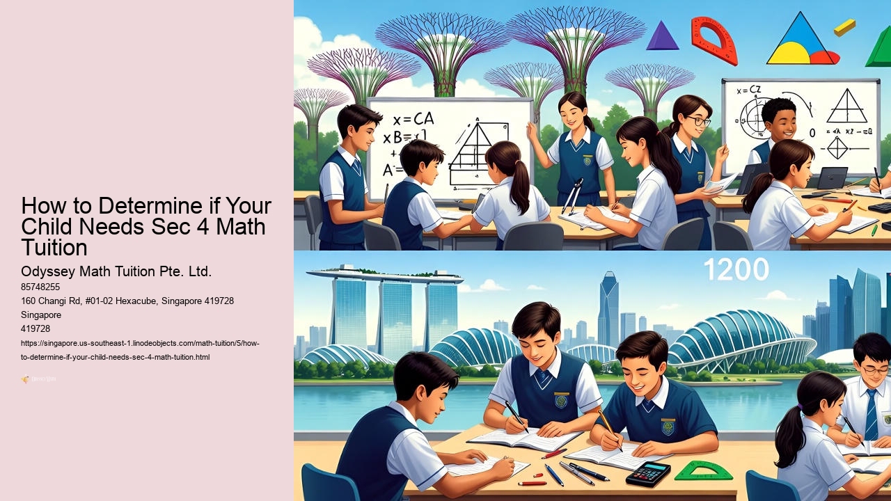 How to Determine if Your Child Needs Sec 4 Math Tuition