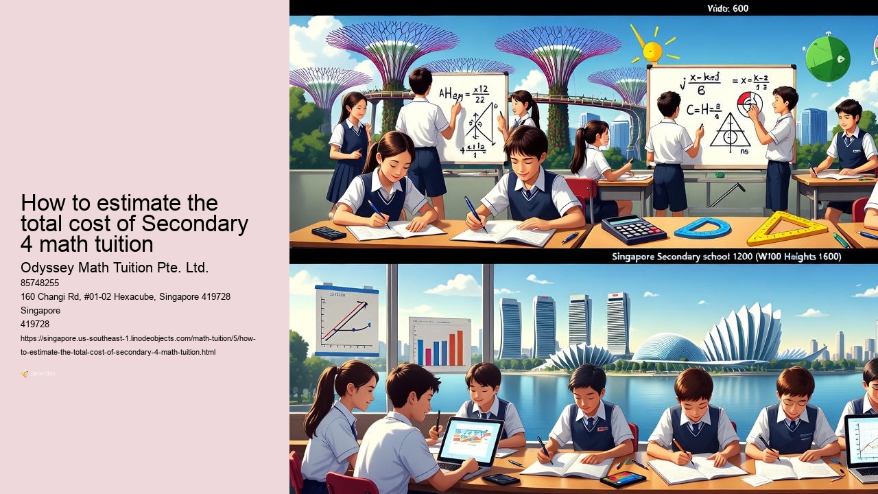 How to estimate the total cost of Secondary 4 math tuition