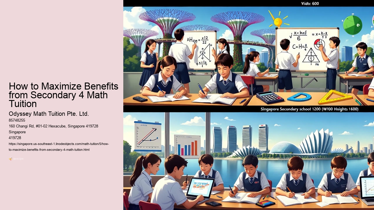 How to Maximize Benefits from Secondary 4 Math Tuition