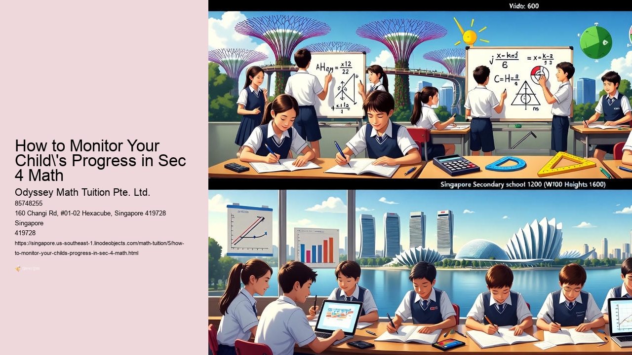 How to Monitor Your Child's Progress in Sec 4 Math