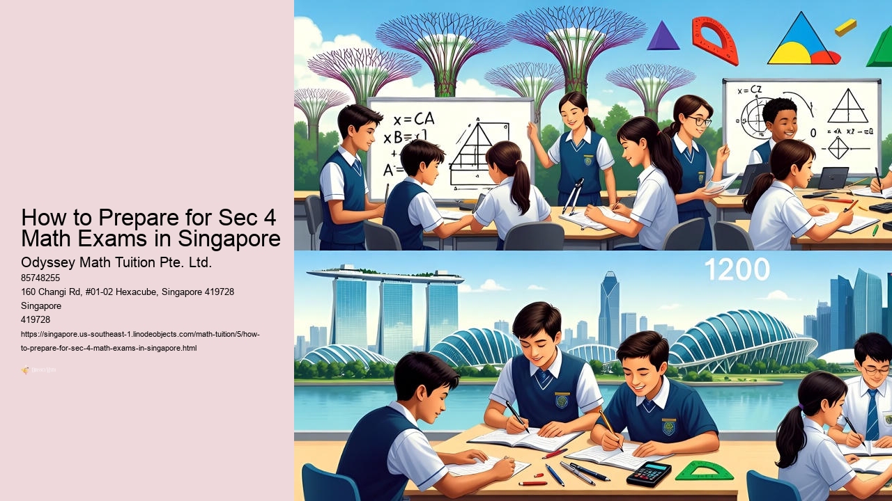 How to Prepare for Sec 4 Math Exams in Singapore