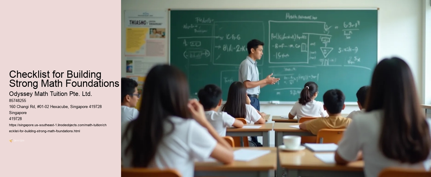 Checklist for Building Strong Math Foundations